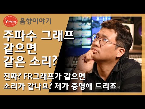 [슬기로운 음향생활] 주파수그래프가 같으면..